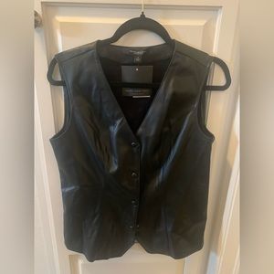 Vest Faux leather New!